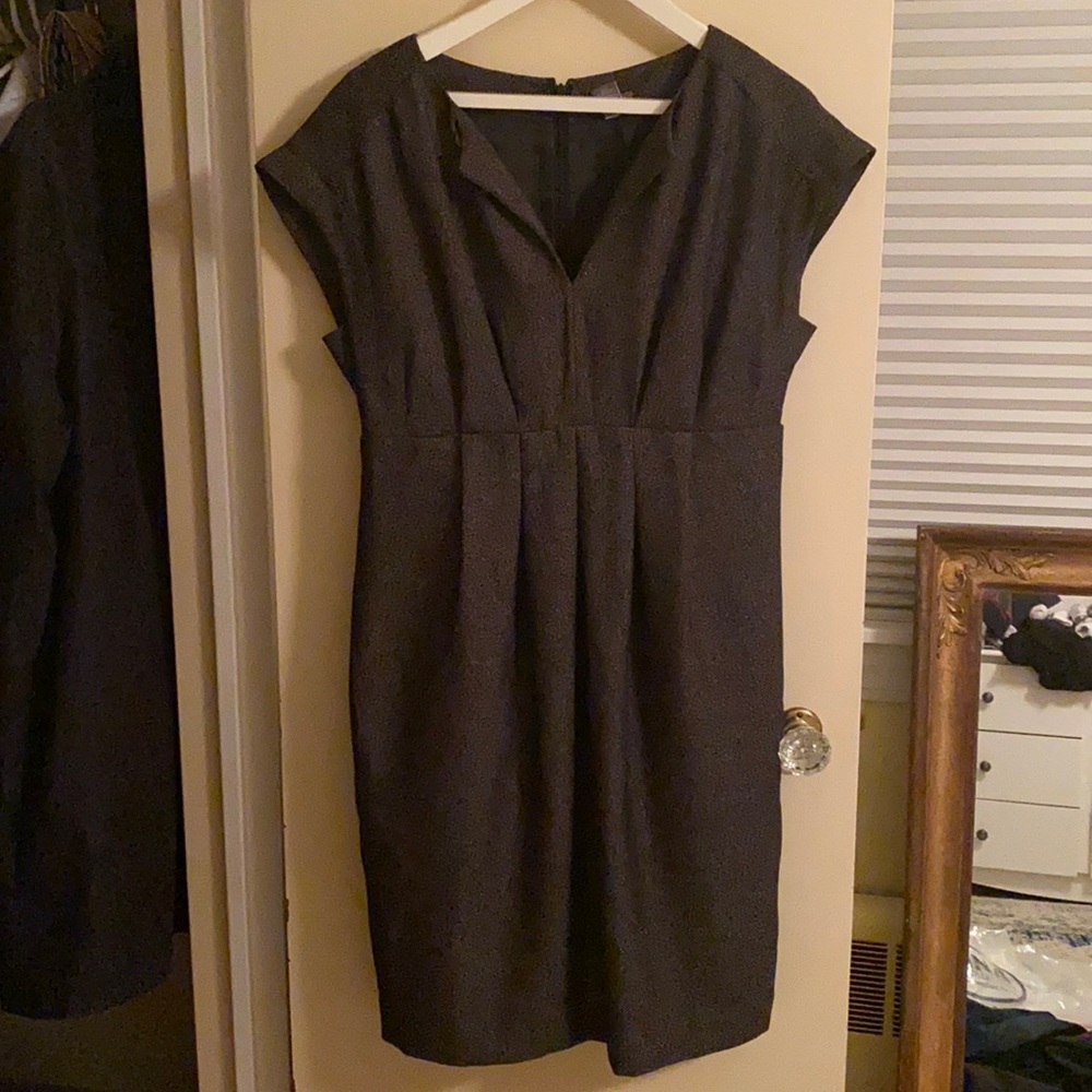 Gorgeous gray dress.